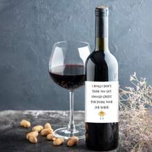 4pcs Boss Appreciation Wine Bottle Labels - Boss Day Wine Bottle Stickers, Boss Thank You Wine Labels For Boss Day, Birthday, Retirement Party Decorations - Gift For Men & Women
