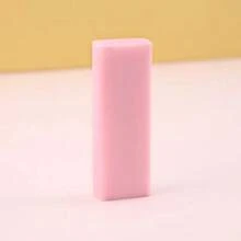 Goma de borrar con forma de corazón y lazo, colores tipo macarón, de uso múltiple para estudiantes, material escolar de vuelta al cole