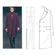 Apparel Design Sketch Template - Men's Wear - Men's - View 6