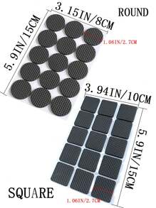 Pack de 30 patins anti-dérapants pour meubles - protecteurs de pattes de chaise réduisant le bruit - coussins de pied de table - protecteurs de sol anti-dérapants et anti-rayures à usage multiple pour chaises et tables