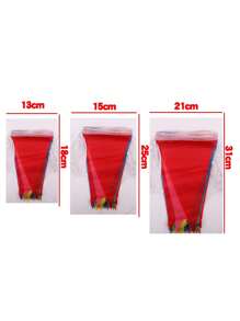 100M Multicolored Triangle Flags Bunting Party Banner Triangle Garland For Wedding Shop Street Decor Garden Decor