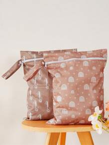 2PCS Wet Dry Bag ,Waterproof Storage Handbag Beach Bag