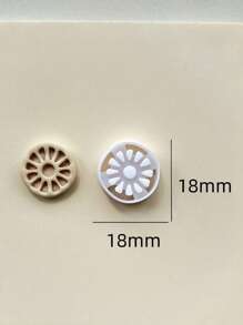 Emporte-pièce pour argile polymère avec symboles, emporte-pièces en forme de symboles bohèmes en argile polymère pour la fabrication de bijoux de boucles d'oreilles DIY, moules de DIY en plastique haute précision