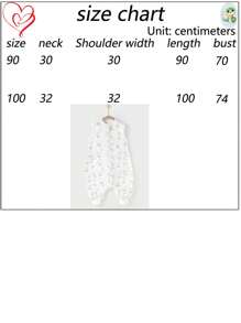 Baby Leg Separation Sleeping Bag, Infant Sleeveless Vest Single Layer Thin Quilt For Air-Conditioned Room, Anti-Kick Blanket - White - View 2