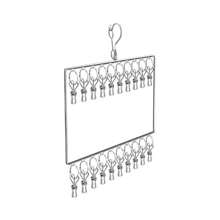 1 set van 20 haken, 30 hangers - Multifunctioneel hangerrek voor het opbergen van bh's, vesten, vlekbestendig droogrek geschikt voor het ophangen van lingerie, sokken, ondergoed