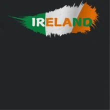 Ireland St Patricks Day Bld Graphic Cotton Unisex T-Shirt - 黑色 - 查看 2