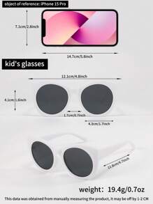 4 Pairs/Set - Children's Fashion Glasses, Assorted Frame Shapes Including Cat Eye And Floral Frames, Vibrant Colors, Suitable For Boys And Girls For Daily Decoration, Travel, Holidays, Parties, And Photography Props