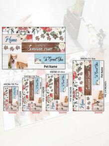 1pc Personalized Doormat With Anti-Slip Silica Gel Bottom, Customized Carpet Mat With Your Photo & Text-Soft, , Washable Customized Entryway Themed Mat-Custom Personalized Gift- Housewarming, Birthday Gift