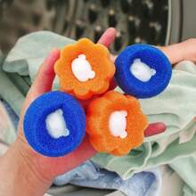 Bear-Shaped Lint Remover Washing Balls, Anti-Wrinkle & Anti-Pilling For Laundry, Washing Machine Cleaning Balls, Stain Removal Wash Balls