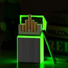 XIANG YU 1个防水防压大容量磁吸翻盖香烟盒，礼品装 - 煙盒 - 查看 10