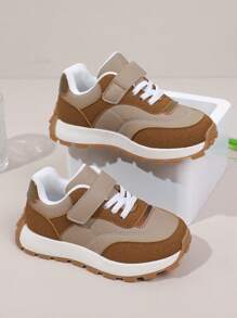 1 Pair Comfortable Casual Children/Kids Sports Shoes, Suitable For Boys And Girls, All Season - Grey - View 4