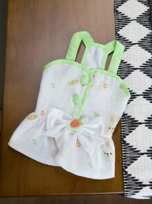 夏季薄款泰迪狗裙子连衣裙小型宠物适合贵宾犬、比熊犬、约克夏犬、小猫春夏季