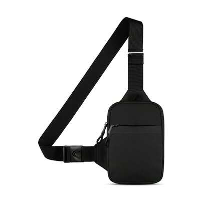Mini Crossbody Bag Chest Bag Double Pocket Waterproof Waist Bag Running Phone Holder For Men Women Fitness Travel
