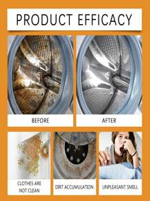 Washing Machine Sink Cleaner, Fully Automatic Washing Machine Cleaner, Stain Remover, Pulsator Drum Cleaner - Multicolor - View 7