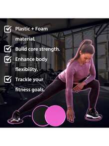 Fitness Equipment Floor Sliders Workout Core Glider Sliding Discs For Total Body Workout - Multicolor - View 2