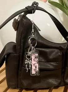 1pc/3pcs/5pcs Customized Photo & Text Keychain, Personalized Photo Booth Keychain, Photo Strip Keychain, Valentine's Day Couples Gift, Photo Keychain, Customized Gift, Anniversary Gift - Multicolor - View 4