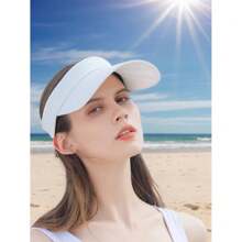 1pc Breathable Mesh Crown Sports Cap, Adjustable Wide Brim Sun Hat For Men/Women, Suitable For Running, Tennis, Golf, And Outdoor Activities
