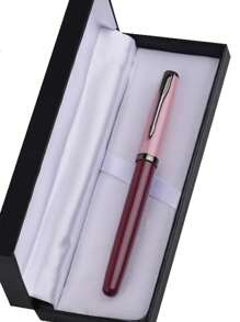 [Tùy chỉnh] 1 chiếc bút máy tùy chỉnh thanh lịch và thời trang có khắc chữ trên thân bút, ngòi bút mảnh 0,5mm hoặc ngòi bút cực mảnh 0,38mm, viết mượt mà, có kẹp túi, hộp mực có thể nạp lại, bao gồm 1 hộp quà tặng, 30 hộp mực nạp lại (đường kính 3,4mm), lý tưởng để viết hàng ngày, viết thư pháp, ký tên, quà tặng cho Ngày lễ tình nhân, Giáng sinh, Ngày của cha, Ngày nhà giáo, Lễ tạ ơn, quà tặng cá nhân hóa Trở lại trường học - nhiều màu - Xem 5