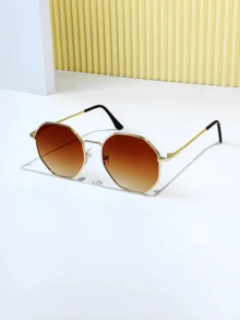 1 对复古金属，男女通用，适合日常生活、旅行、海滩派对、街头摄影 - 彩色 - 查看 1