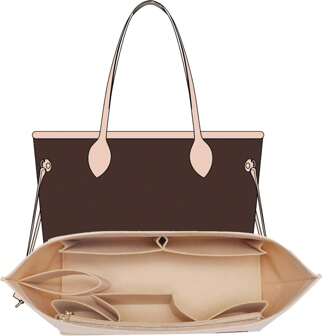 Felt Purse Insert Compatible With C.Oach City 30 PM Long Champ Medium And More Lightweight Bag Shaper For Women Luxury Tote HandBag Bag Organizer