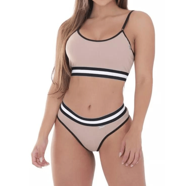 Pitbull American Conjunto Calcinha + Top Microfibra