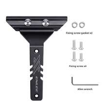 ENLEE 1pc Lightweight Bicycle Seat Adapter With Water Bottle Holder, Available In Single Or Dual Bottle Styles, Made Of High-Strength Steel For Durable Use - Black - View 2