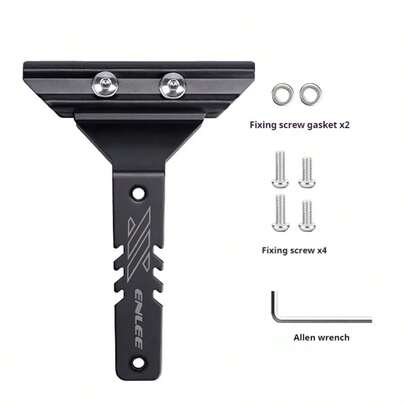 ENLEE 1 Stück leichter Fahrradsitzadapter mit Wasserflaschenhalter, erhältlich in Einzel- oder Doppelflaschen, aus hochfestem Stahl für dauerhaften Gebrauch