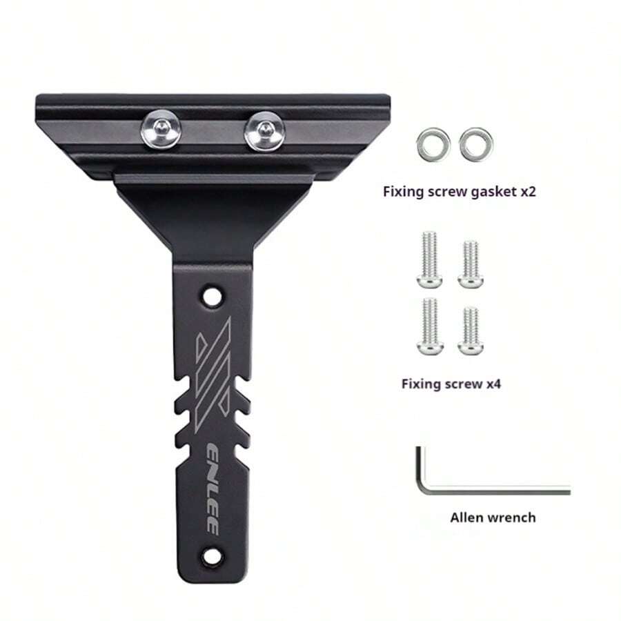 ENLEE 1pc Lightweight Bicycle Seat Adapter With Water Bottle Holder, Available In Single Or Dual Bottle Styles, Made Of High-Strength Steel For Durable Use