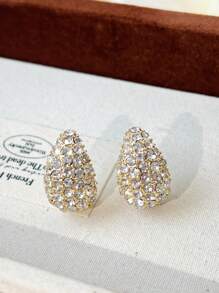 1 对优雅人造珍珠泪珠耳环，适合女性日常、约会、度假佩戴，可作为送给朋友和爱人的礼物 - 耳環 - 查看 11