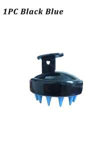 Solid Shampoo Massage Brushes With Wheat Straw As Raw Material, Soft Scalp Massager, Shampoo Scalp Exfoliating Brush For Thick Curly Hair Dry And Wet Dandruff, Two Color Massage Shampoo Brush, Hairbrush/Hair Comb, Back To School Supplies