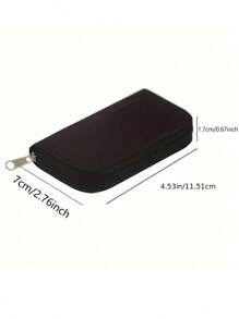 1 pièce Sac de rangement multifonction en PVC pour cartes mémoire, appareil photo, cartes CF, cartes SD