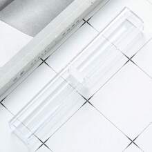 Transparent Plastic Pen Storage Box, Pen Display Case Single Pen Stationery Box, Pen Gift Box - one-size - View 9