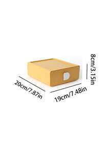 1 Stück bunte Aufbewahrungsbox für Zuhause, Schubladentyp Schreibtisch Make-up Organizer Box, Kosmetikorganizer Box, mehrstöckige stapelbare Schmuckbox, Brillenbox Ausstellungsbox