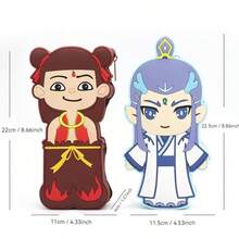 Na Zha Magic Child Aobing Pen Bag Cartoon Silicone Pen Box Large Capacity Display Items Storage Bag Can Be Determined,Pencil Case,Pencil Pouch,School Bag - Nezha - View 2