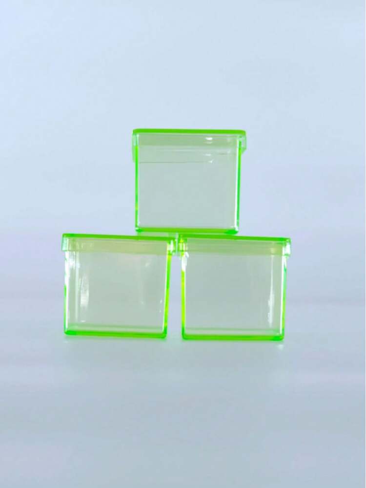 70 3x3 Mini Acrylic Party Boxes - 青檸色 - 查看 3