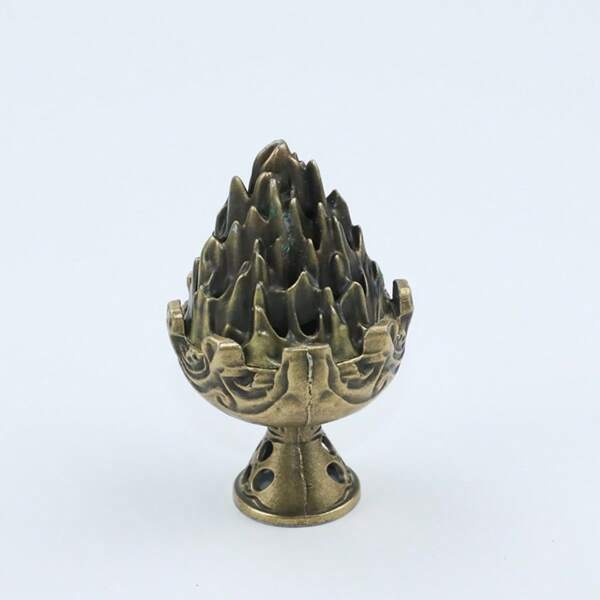 1st Kleine Chinese Antieke Stijl Boshan Wierookbranderset, Inclusief Wierookkegelvorm, Geurbrander, Thuis- en Binnengebruik
