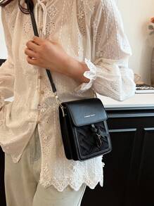 Mini Vintage Printed Mobile Phone Bag Casual Shoulder Messenger Bag