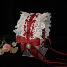 1 件女士可爱发带，带多色蝴蝶结装饰，适合日常佩戴（带后夹固定）万圣节情人节 - 彩色 - 查看 33
