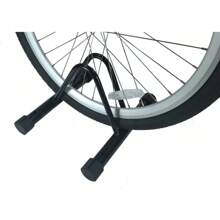 Set Of 2 Bicycle Floor Parking Racks - Single Bike Storage Stands For Home And Garage Use - Default - View 2