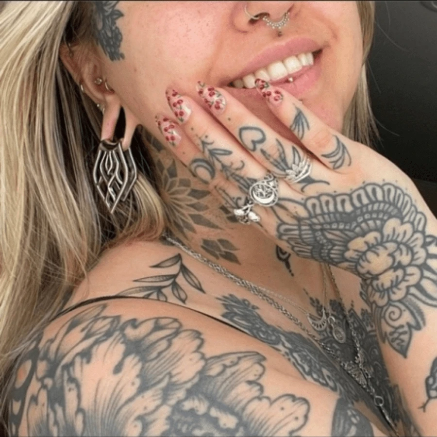 Casvort 10PCS Stainless Steel Round Mark Ear Weights Hangers For Stretched Ear Lobe Piercing Ear