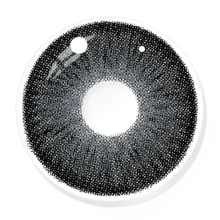 Eyeshare 1 对装，自然黑色虹膜，直径 14.5 毫米，年抛型，万圣节服装及角色扮演 - SAHARA-BLACK - 查看 9