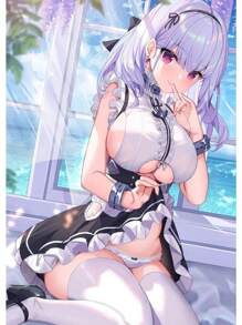 1PC Anime Kawaii Sweet Lovely Girls Sexy Figure Poster Ideal Gift Canvas Painting Posters And Print Wall Decor Room Decoration Wall Art Pictures Aesthetic For Living Home Bedroom Decor No Frame