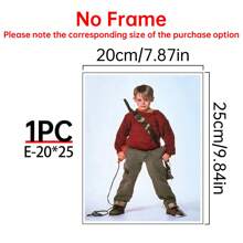 1/6Pcs Home Alone - Movie Posters Wall Arts - 90's Movie Posters - Canvas Wall Decorate - Home Alone Movie Poster For Living Room Bedroom Decor Gifts Birthday Graduation