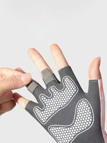 1 双男女通用举重健身手套，适用于健身房配件