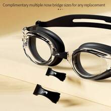 نظارات السباحة للكبار، نظارات سباحة نسائية مضادة للضباب والماء مع قوة بصرية، نظارات سباحة رجالية للسباق والغوص الاحترافية، ضروريات الشاطئ، اكسسوارات الشاطئ، طفاية حمام السباحة - متعدد الألوان - مشاهدة 8