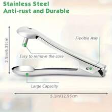 1 Stück Edelstahl Kirsche Pitter, Samenentferner, Haushaltsküche Pitted Jujube, Hawthorn Obst Multifunktions-Säucherentfeuchter Handwerkzeug