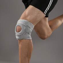 VBOSI 1pc Unisex Upgraded Anti-Slip Breathable Adjustable Knee Pad With Silicone Cushion, Perforated Design For Basketball, Running, Weightlifting, Fitness, Sports Knee Support - Multicolor - View 11