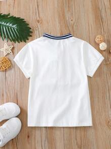 Tween Boys' Polo Short Sleeve T-Shirt, Casual Sportswear