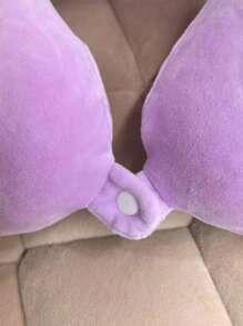 Cuscino da viaggio a forma di U con memory foam rimovibile