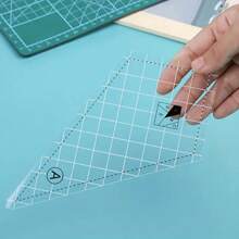 5pcs Acrylic Quilting Templates Set, Transparent Quilt Rulers, For Quilting Patterns, Sewing Machine Compatible, Craft Templates For Arts And Crafts Projects